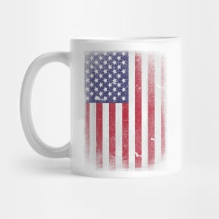 USA Flag 4th July American Red White Blue Star Stripes 4 Day T-Shirt Mug